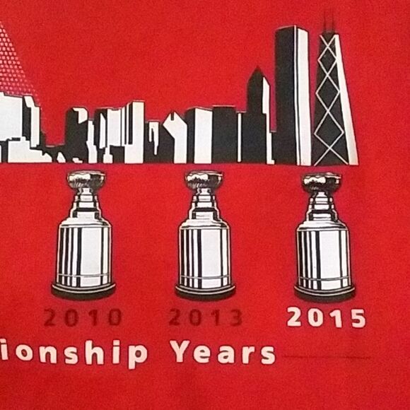Chicago Blackhawks The Championship Years Tee Shirt - Picture 4 of 8